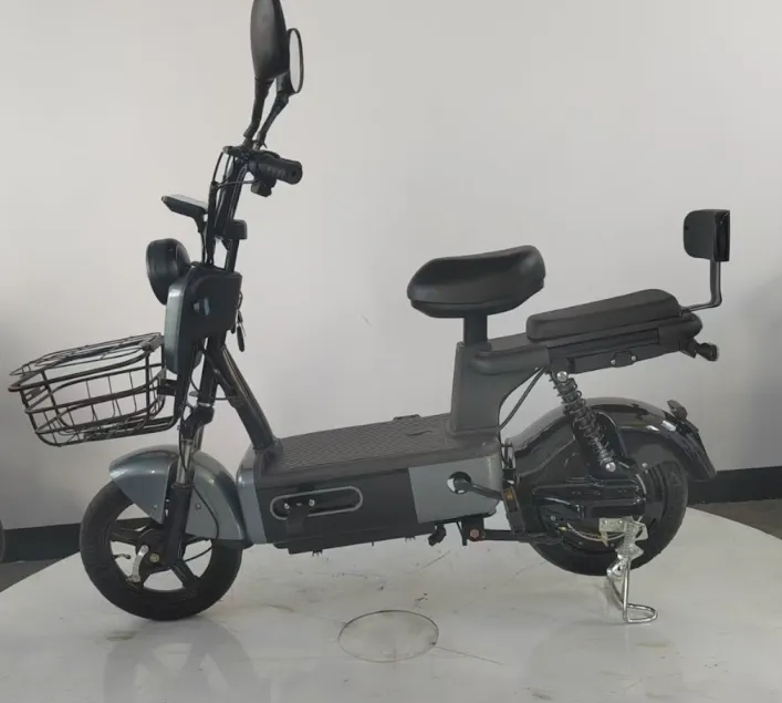 Электровелосипед (скутер цвет серый) Shtenli Model GT9 12A Li-ion Быстросъем 48/12